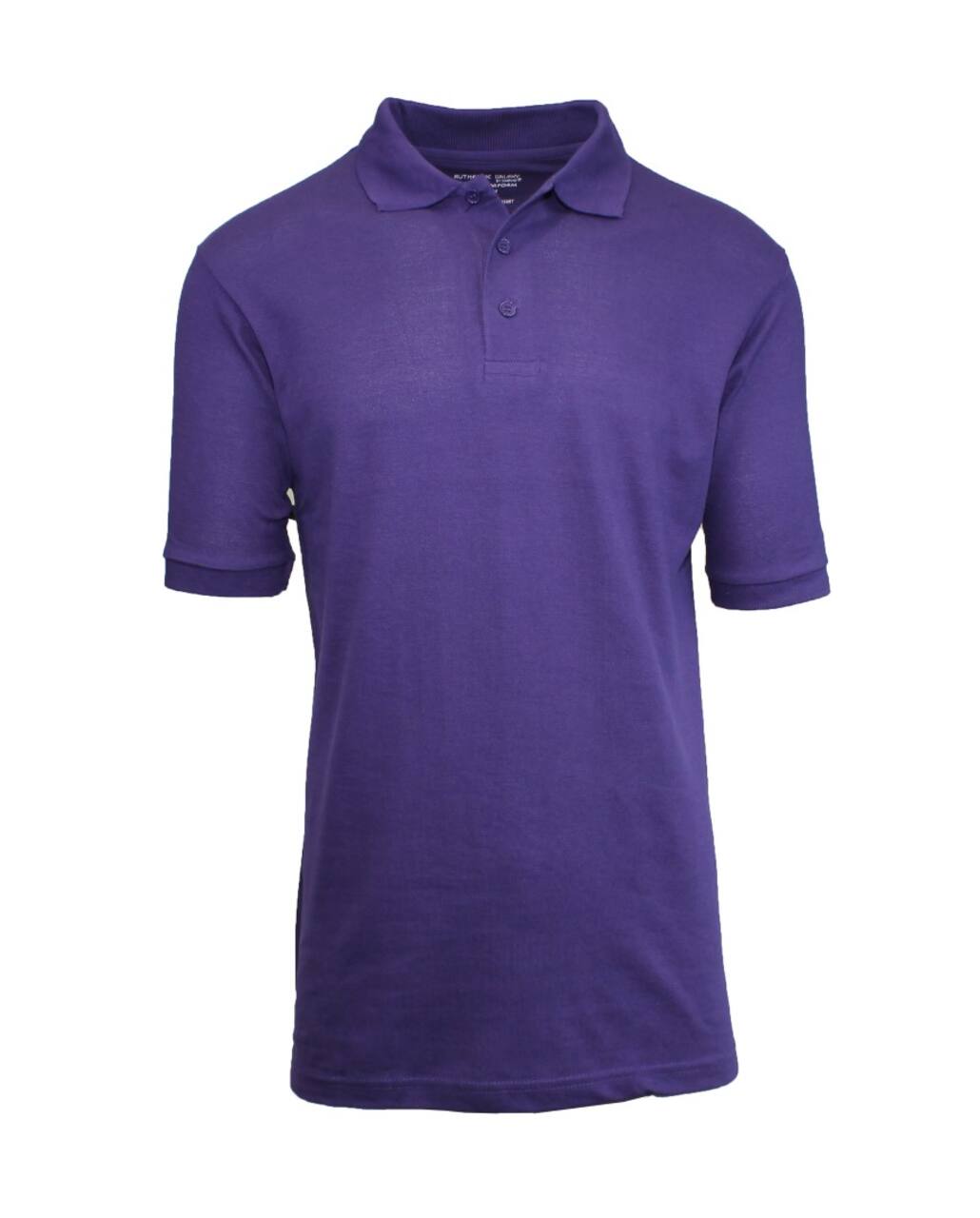 Galaxy By Harvic School Uniform Short Sleeve Men's Pique Polo Shirt